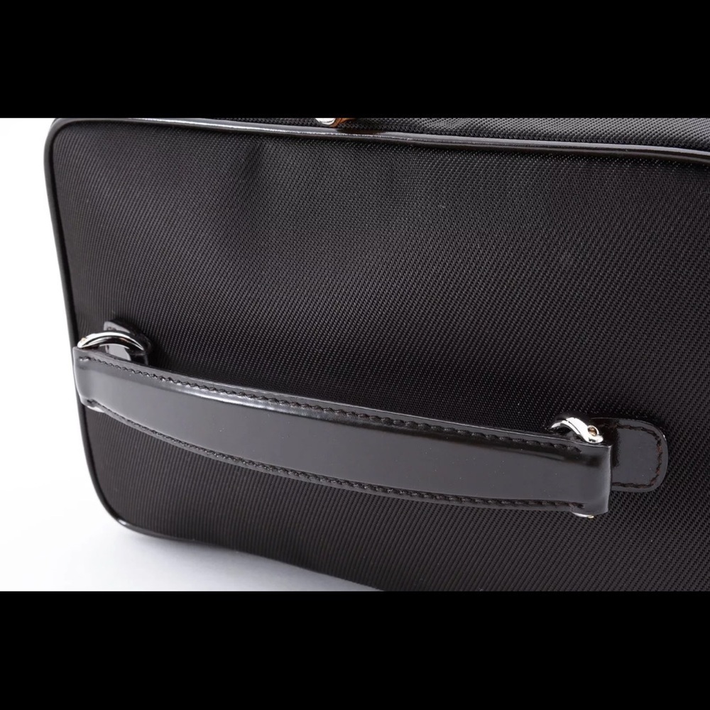 Gucci Bamboo Nylon and Leather Vanity Bag - Picture 8 of 14